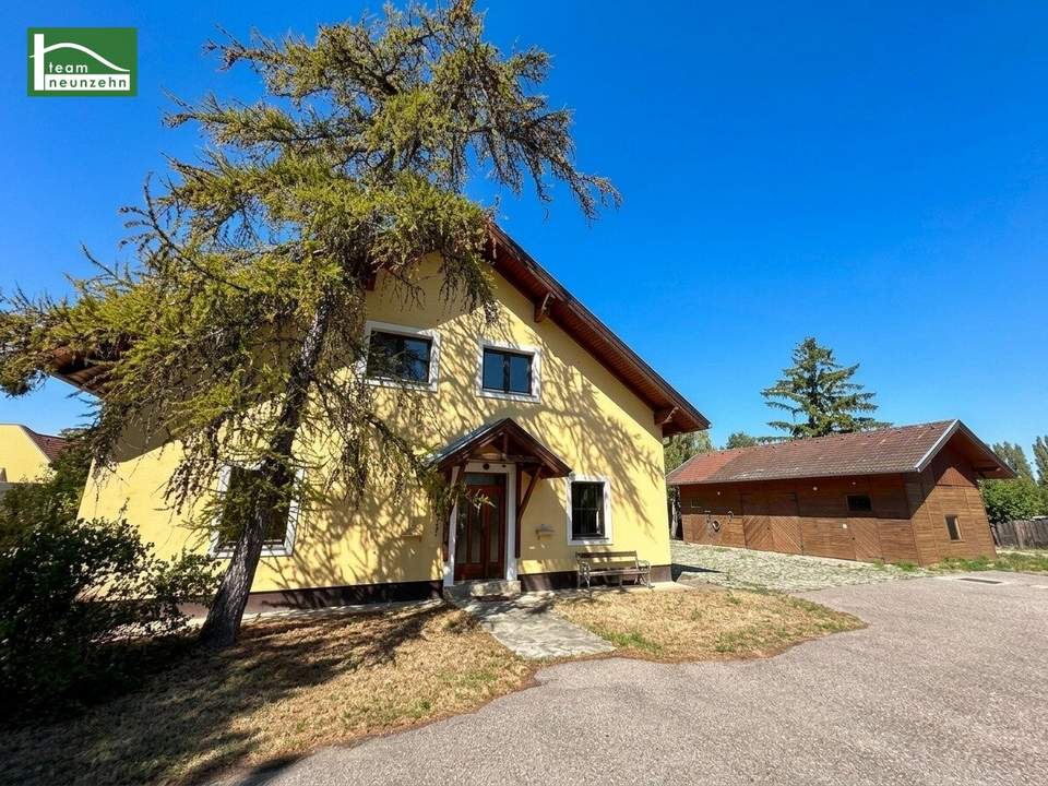 Leben & Arbeiten in Mannswörth - Haus mit großem Garten, Schuppen und Nebengebäude!