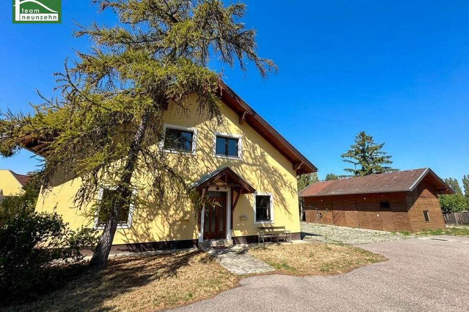Leben & Arbeiten in Mannswörth - Haus mit großem Garten, Schuppen und Nebengebäude!, Haus-miete, 4.712,40,€, 2320 Bruck an der Leitha