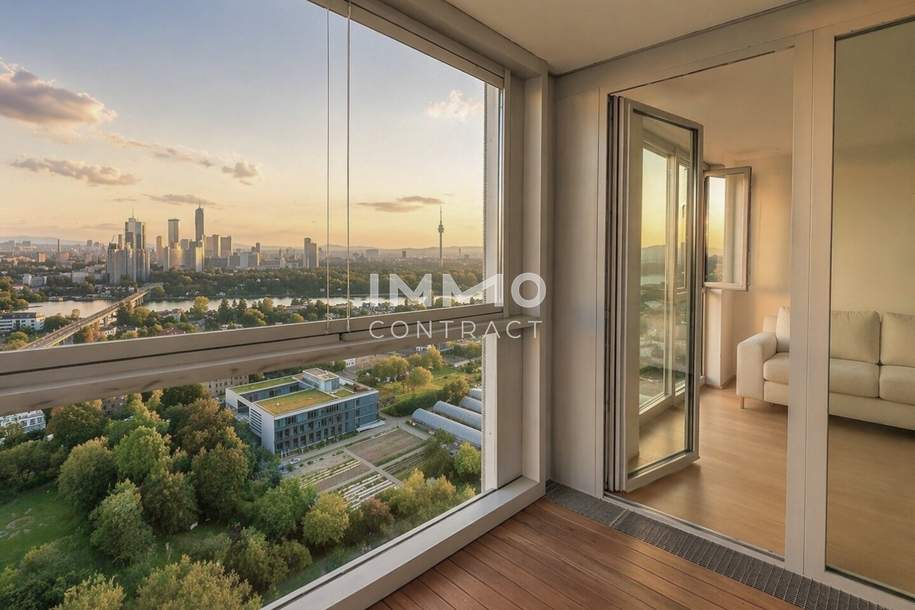 City Above: Level 22 with ROOFTOP POOL - Where Vienna Meets the Sky, Wohnung-kauf, 530.000,€, 1220 Wien 22., Donaustadt