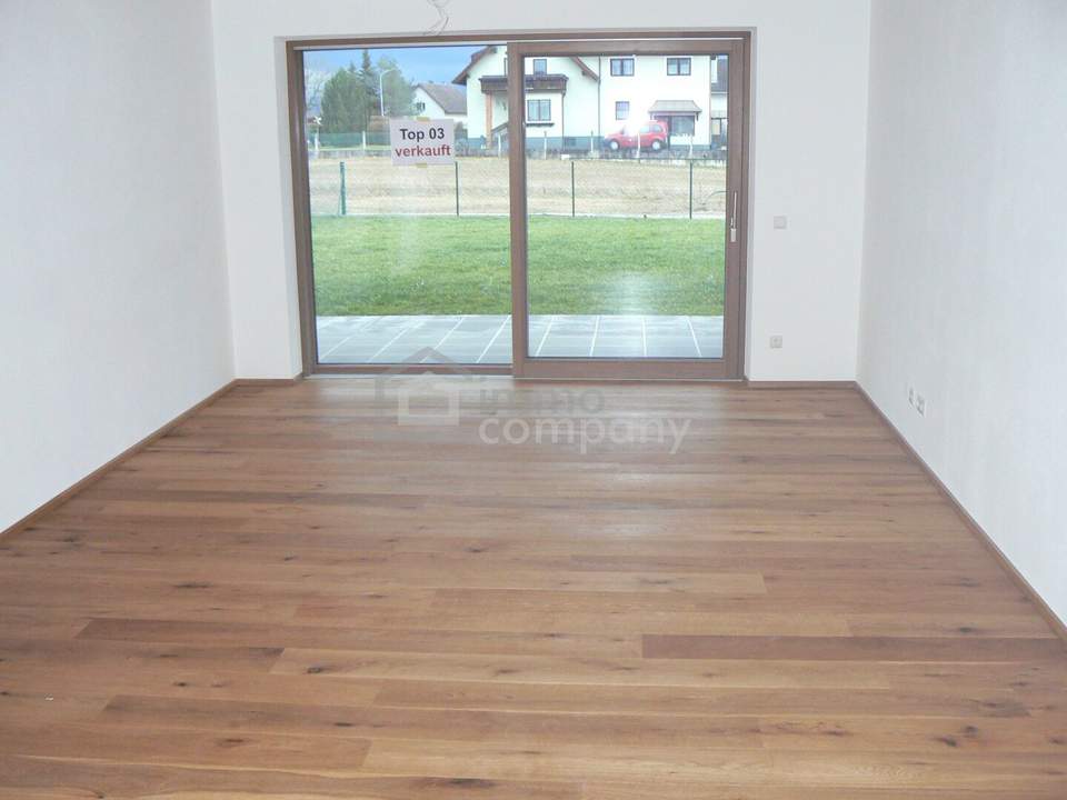 Moderne Erdgeschosswohnung in Wieselburg: 80m², Garten, Terrasse!