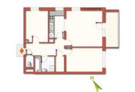 Perfekte 3-Zimmer Wohnung mit Balkon und Garagenplatz, ruhig, vollmöbliert