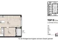 TOPLAGE und ERSTBEZUG: Straßenseitige, moderne 2-Zimmerwohnung mit Loggia! Besichtigung ab Februar 2025 möglich!