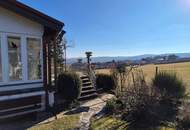 SOLIDES HAUS MIT GROSSEM LIEBEVOLLEN GARTEN UND TRAUMHAFTEM AUSBLICK