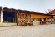 Frostfreie Lagerhalle mit Laderampe