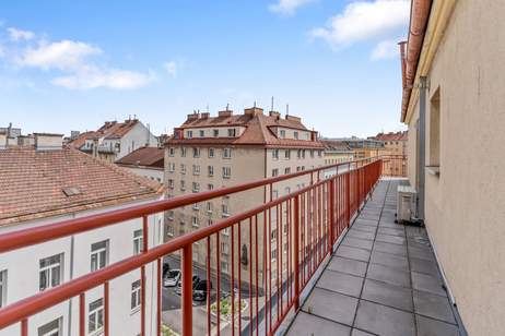 Zwei Zimmer, ein Himmel – Dachwohnung mit Sonnenplatz-Garantie! - Inklusive Klimaanlage, Wohnung-miete, 990,00,€, 1100 Wien 10., Favoriten