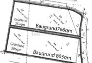 Atemberaubend schöne Landschaft - Südlage - ebener Baugrund 1569qm plus 548qm Grünland insgesamt 2.117qm - kein Bauzwang !!! Nähe Alland nur 20 Minuten nach Wien!!!