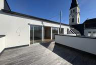 Zeitlose Dachterrassen-Wohnung mit Großstadtflair im Zentrum von Oberndorf