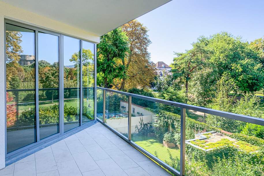 4-Zimmer-Wohnung mit Loggia und einzigartigem Parkblick, Wohnung-miete, 4.851,10,€, 1020 Wien 2., Leopoldstadt