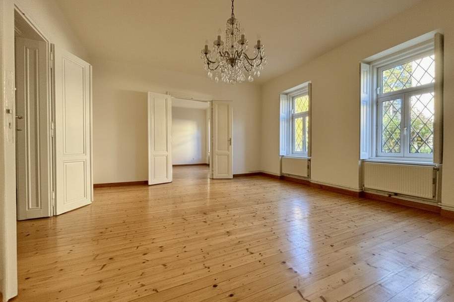 Gründerzeithaus im Landhausstil | eigene Veranda und Wintergarten | großer Eigengarten und Gartenhütte, Haus-miete, 2.720,00,€, 1230 Wien 23., Liesing