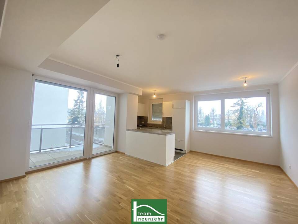 Hochwertige 3-Zimmer Wohnung mit Weitblick-Balkon und privater Dachterrasse! Wohnen im Mautner-Markhof nahe S-Bahn und Zentrum - JETZT ANFRAGEN