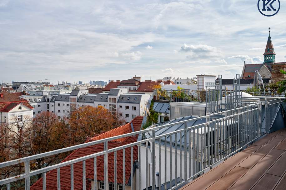 Wohnen über den Dächern Wiens - Exklusive Dachgeschosswohnung mit Galerie &amp; Terrassen, Wohnung-kauf, 1090 Wien 9., Alsergrund