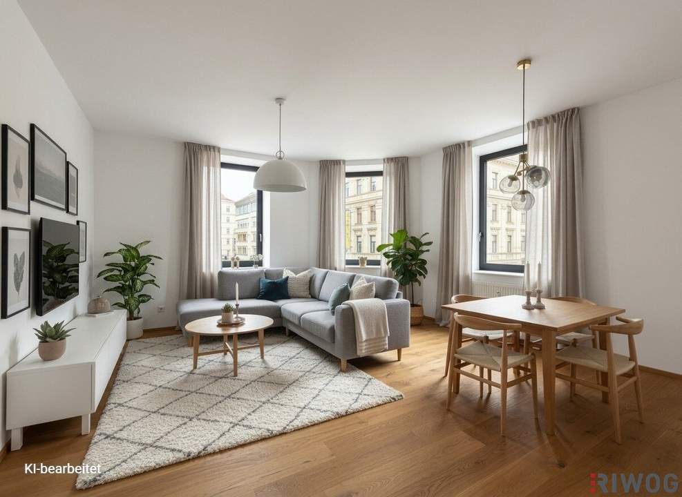 SOMMERAKTION NEUE PREISE - barrierefreie 2-Zimmer Altbauwohnung nahe dem Meiselmarkt | Fernwärme | Erstbezug nach Sanierung
