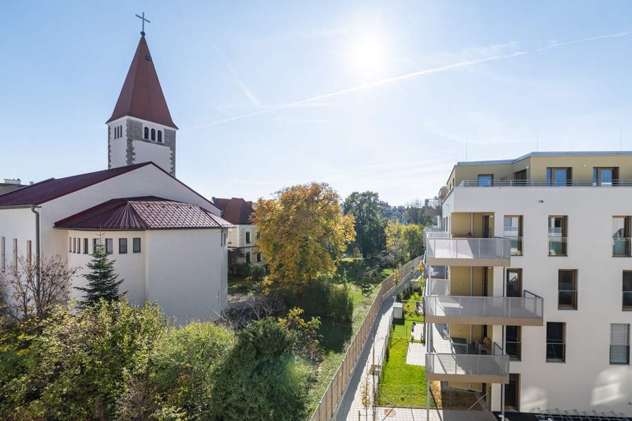 Zwischen Bahnhof und Innenstadt! Lichtdurchflutete 3-Zimmer-Wohnung mit Balkon, Parkblick und Tiefgarage, Wohnung-miete, 1.230,00,€, 2700 Wiener Neustadt(Stadt)