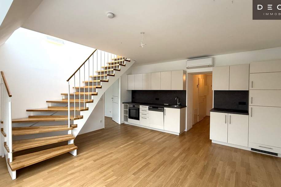 / DG / MAISSONETTE / U-BAHN NÄHE / AB SOFORT VERFÜGBAR / UNBEFRISTETE MIETDAUER / TERRASSE /KLIMATISIERT, Wohnung-miete, 1.777,70,€, 1020 Wien 2., Leopoldstadt