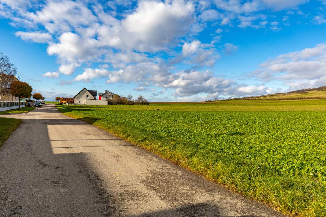 GROßZÜGIGES BAUGRUNDSTÜCK MIT HERRLICHEM AUSBLICK IN KLEINWILFERSDORF!