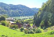 Baugrund 1.177 m² mit Donaublick - Südhang - mit angrenzenden kleinen Grünland 255 m² - St. Nikola