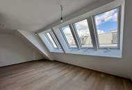 Modernes Neubau-Penthouse am Kutschkermarkt – Erdwärme, Fußbodenheizung & großzügige Dachterrasse! Garagenstellplatz