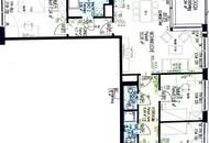 Beautiful and furnished 107 m² 4 room apartment with terracce for rent in 1210 Vienna located directly at the Obere Alte Donau!