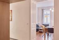 Balkon-Altbauwohnung 3 Zi und 21m² Balkon in Hofruhelage