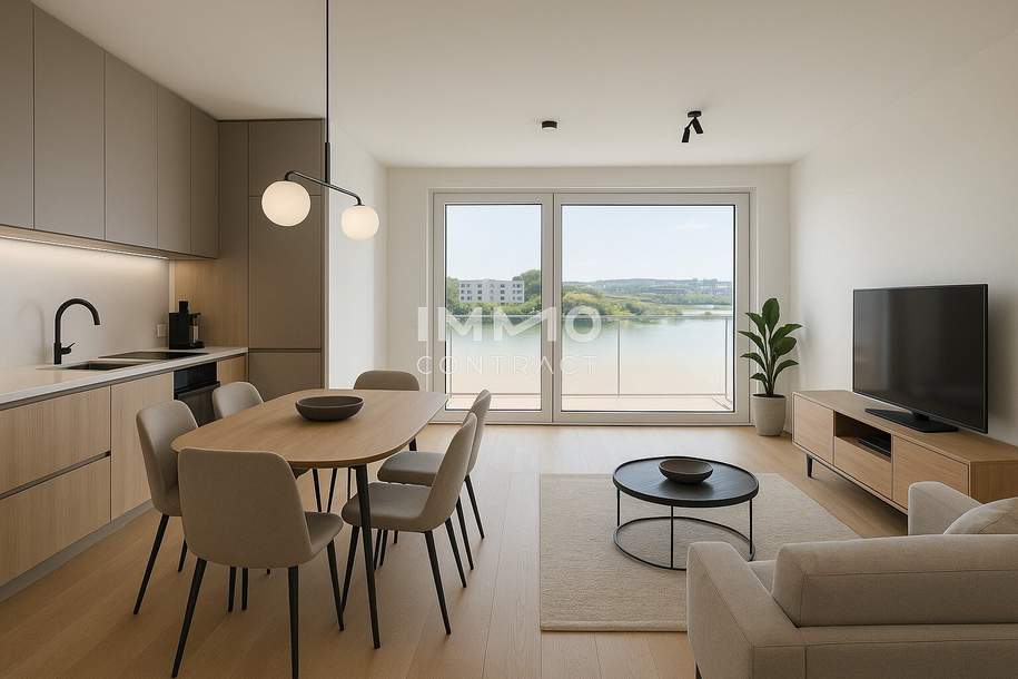 Provisionsfrei: 5. Stock mit Weitblick - Laxenburger Straße: Luxuriös Wohnen im exklusiven Prachtgarten, Wohnung-kauf, 335.000,€, 1100 Wien 10., Favoriten