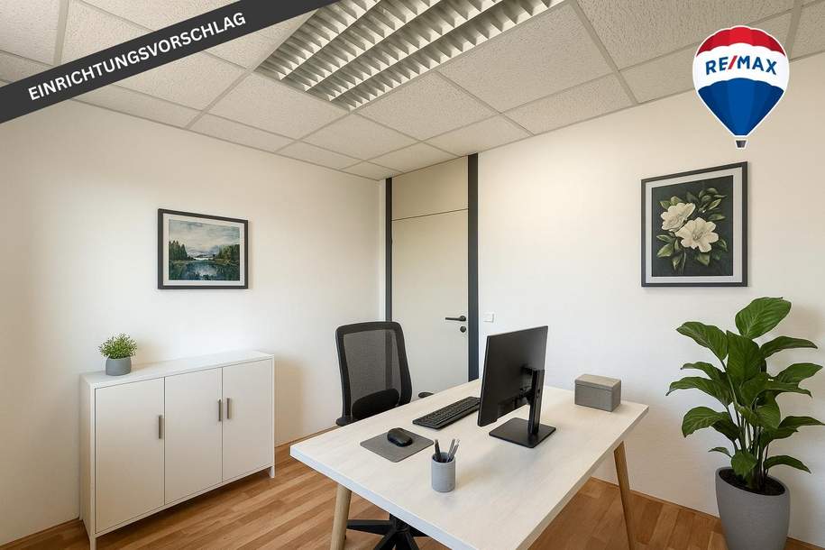 Bürofläche mit Klimaanlage und PKW-Stellplätze!, Gewerbeobjekt-miete, 1.290,00,€, 4230 Freistadt