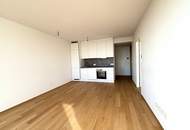 U-Bahn-Station KAGRAN U1 I Moderne Wohnung mit hochwertiger Ausstattung und Loggia I Rooftop POOL I Fitnessraum &amp; Saunabereich