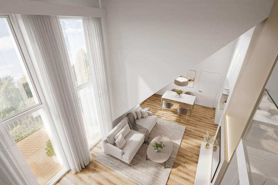 Maisonette mit Galerie, Terrasse und Balkon, Wohnung-kauf, 776.000,€, 1210 Wien 22., Donaustadt