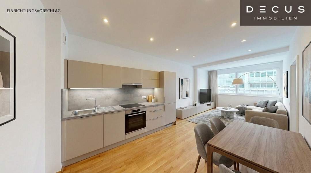 MÖBLIERTE STADTWOHNUNG IN TOPLAGE AM KARLSPLATZ