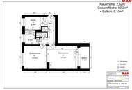 Erstbezug nach Generalsanierung: 2-Zimmer-Wohnung mit Loggia und Lift in Linz/Oed!