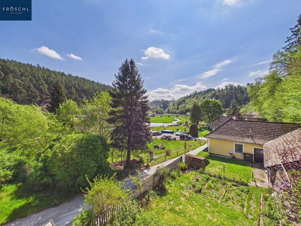 Einfamilienhaus im Kollmitzgraben – Ruhelage mit Fernblick zur Ruine