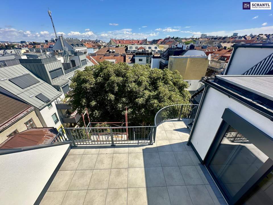 NEUER PREIS! Bezugsfertiges Penthouse der Extraklasse: 175 m² Wohnfläche, 72 m² Dachterrasse und private Liftfahrt!
