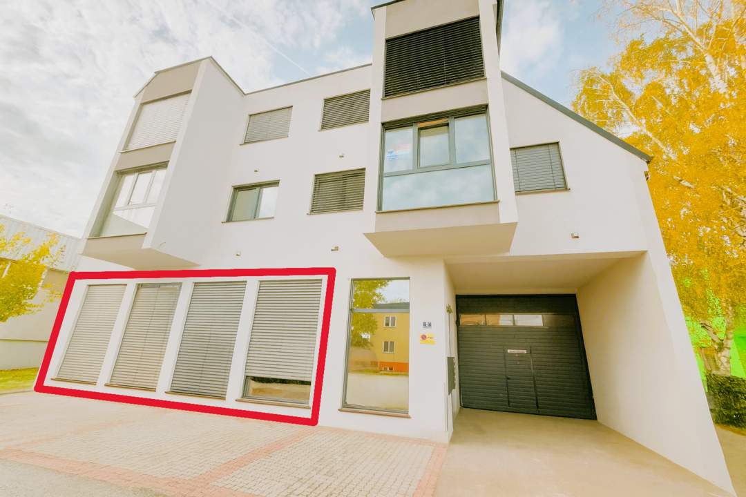 EBENERDIGES, helles 77 m² BÜRO - NEUBAU