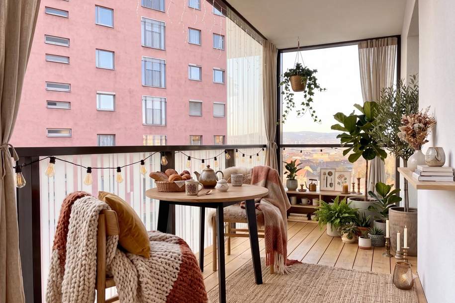 Panoramawohnung im 12. Stock – Licht, Weite & Skylineblick am Wienerberg, Wohnung-kauf, 499.000,€, 1100 Wien 10., Favoriten