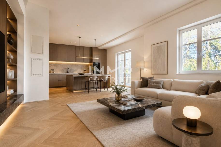 Exklusive 3-Zimmer-Residenz auf Premium-Niveau zur Anmietung, Wohnung-miete, 2.190,00,€, 1130 Wien 13., Hietzing