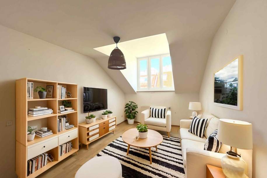 1030 - nahe Arenbergpark und U3/Kardinal Naglplatz! 2-Zimmer DG zum Kauf!, Wohnung-kauf, 190.000,€, 1030 Wien 3., Landstraße