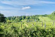 Grinzing: Eckgrundstück mit Zufahrt &amp; Wienblick – seltene Gelegenheit