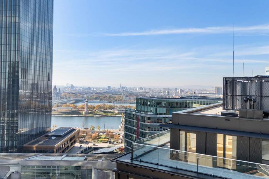 DC FLATS – 17.OG: 3 Zimmer + Terrasse, hochwertig leben im Herzen der Skyline!, Wohnung-miete, 2.245,01,€, 1220 Wien 22., Donaustadt