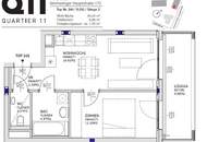 Q11 Leben in Simmering - Schöne 2-Zimmer-Wohnung mit Loggia und Deckenkühlung!