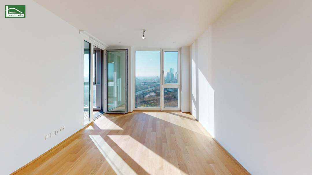 Exklusives Wohnen mit Rooftop-Pool & Fitnessraum in Top-Lage Wien 22