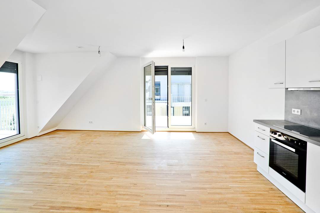 ERSTBEZUG: Exklusive 3-Zimmer-Wohung mit Balkon | PFALZGASSE 29 - Garagenstellplatz 1 Jahr MIETFREI