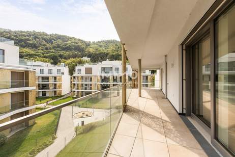 Wohnen, wo andere Urlaub machen: Erstklassige 5-Zimmer-Wohnung am Wasser mit 70m2 Balkon, Wohnung-kauf, 1190 Wien 19., Döbling