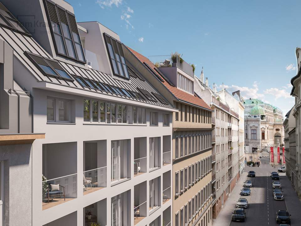 3-ZIMMER DACHGESCHOSSWOHNUNG NAHE DEM SCHLOSS BELVEDERE