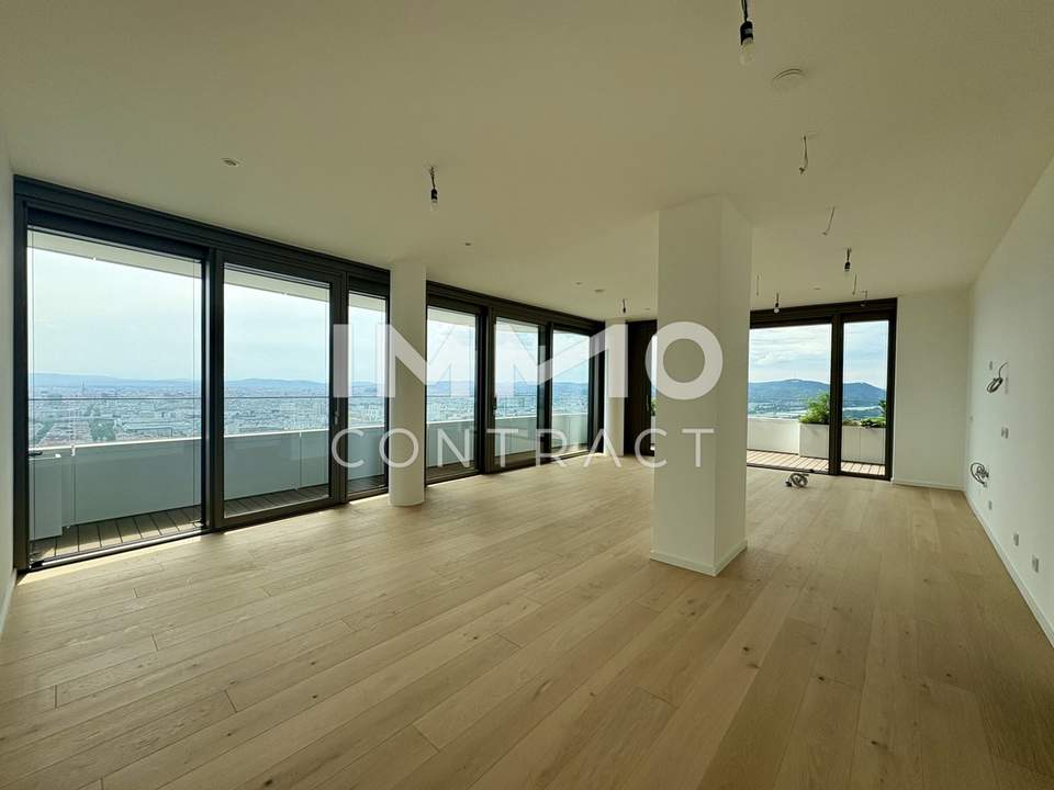 Ausblick wohin das Auge reicht: Geräumiges Apartment mit Annehmlichkeiten (Gym, Pool, Spa, Lounges,)