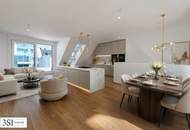 The Temptation: Exklusive Dachgeschoß-Maisonette mit attraktiven Terrassenflächen in Währing