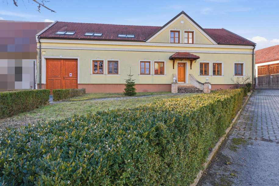 Landhaus mit ca. 5408 m² Grund im Weinviertel - Wohnkomfort &amp; Landwirtschaft vereint, Haus-kauf, 798.000,€, 2013 Hollabrunn