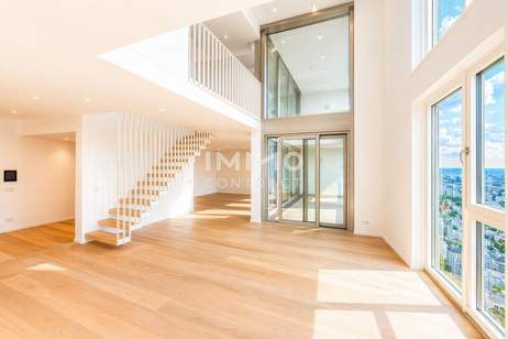 Penthouse Vienna: Duplex Sky Residence with Danube &amp; City View, Wohnung-kauf, 445.000,€, 1220 Wien 22., Donaustadt