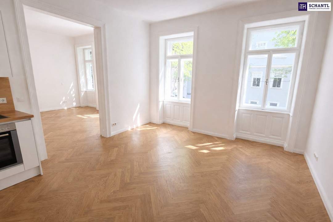 ++NEUHEIT++ saniertes 2-Zimmer-Altbaujuwel mit Fischgrätparkett und eleganten Flügeltüren ** Nahe dem grünen Prater + perfekter Anbindung an die U1 - Überzeugen Sie sich bei einer Besichtigung!