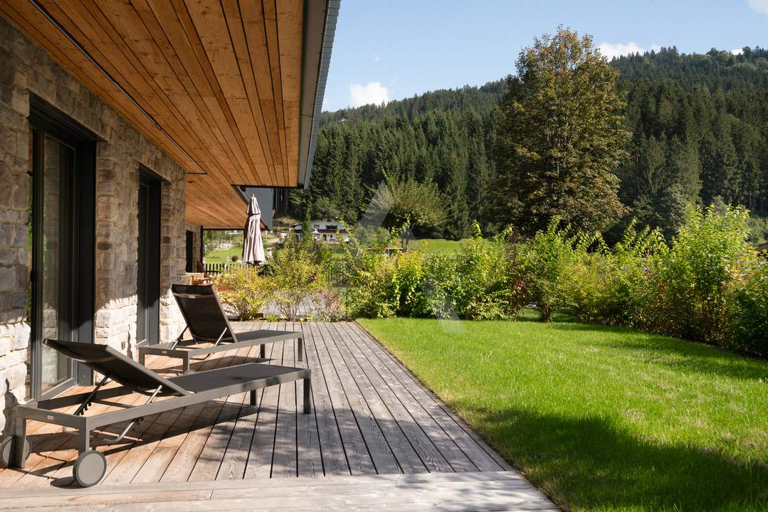 Traumhafte &amp; neuwertige Gartenwohnung in ruhiger Lage und Pistennähe