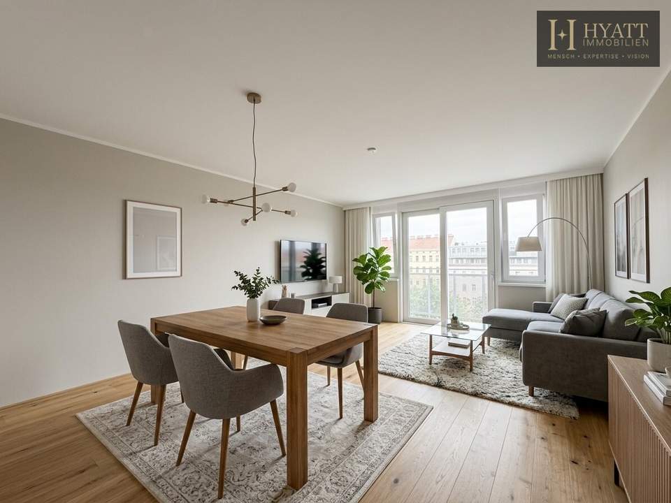Urban wohnen, überraschend ruhig leben – stilvoll sanierter Altbau mit Lift, Freiflächen und moderner Energietechnik