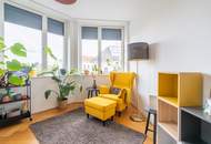 "Exklusives Wohnerlebnis im stilvollen Dachgeschoss mit Donaublick und Garage am Anfang der Rasumofskygasse"